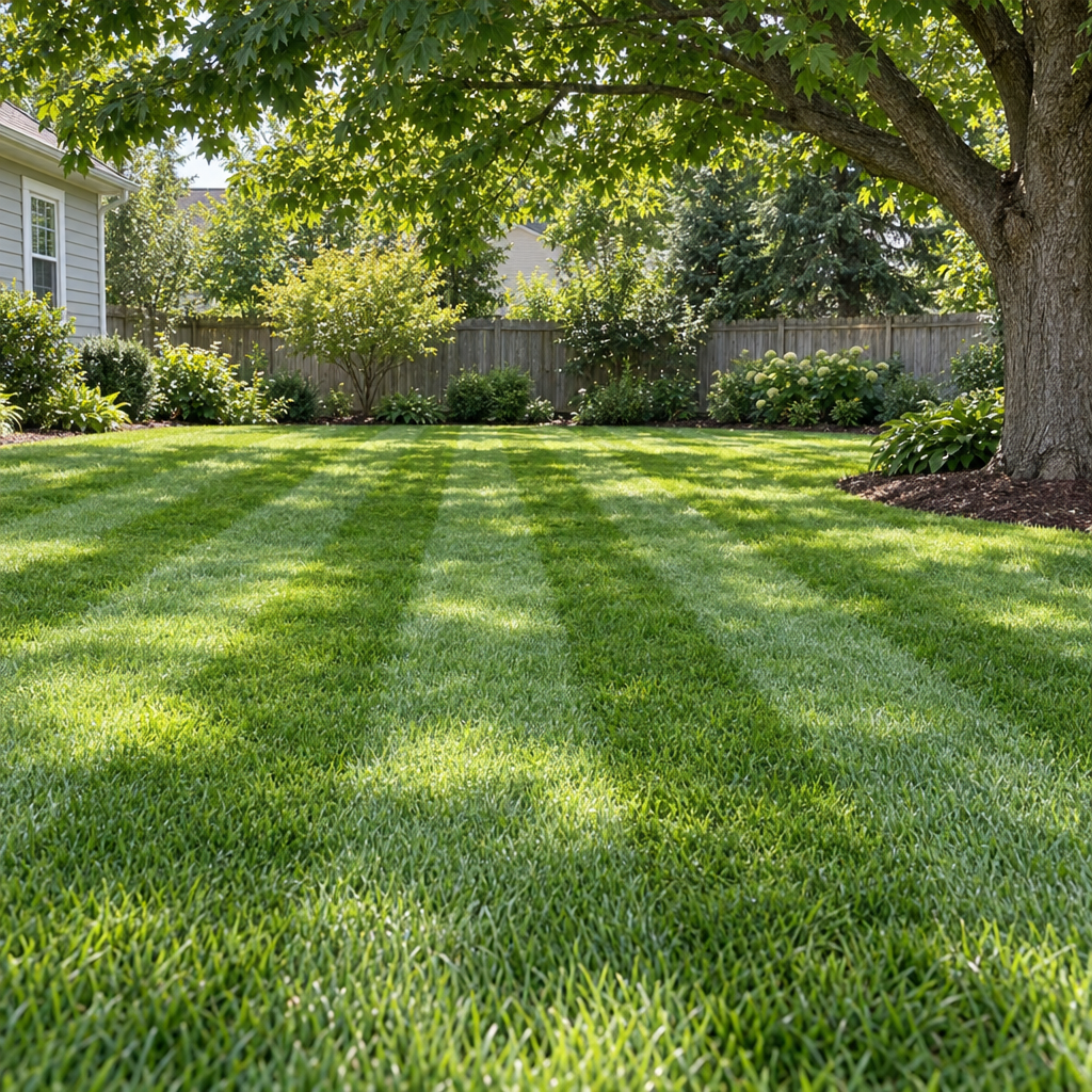 lawn care on a Cranston lawn
