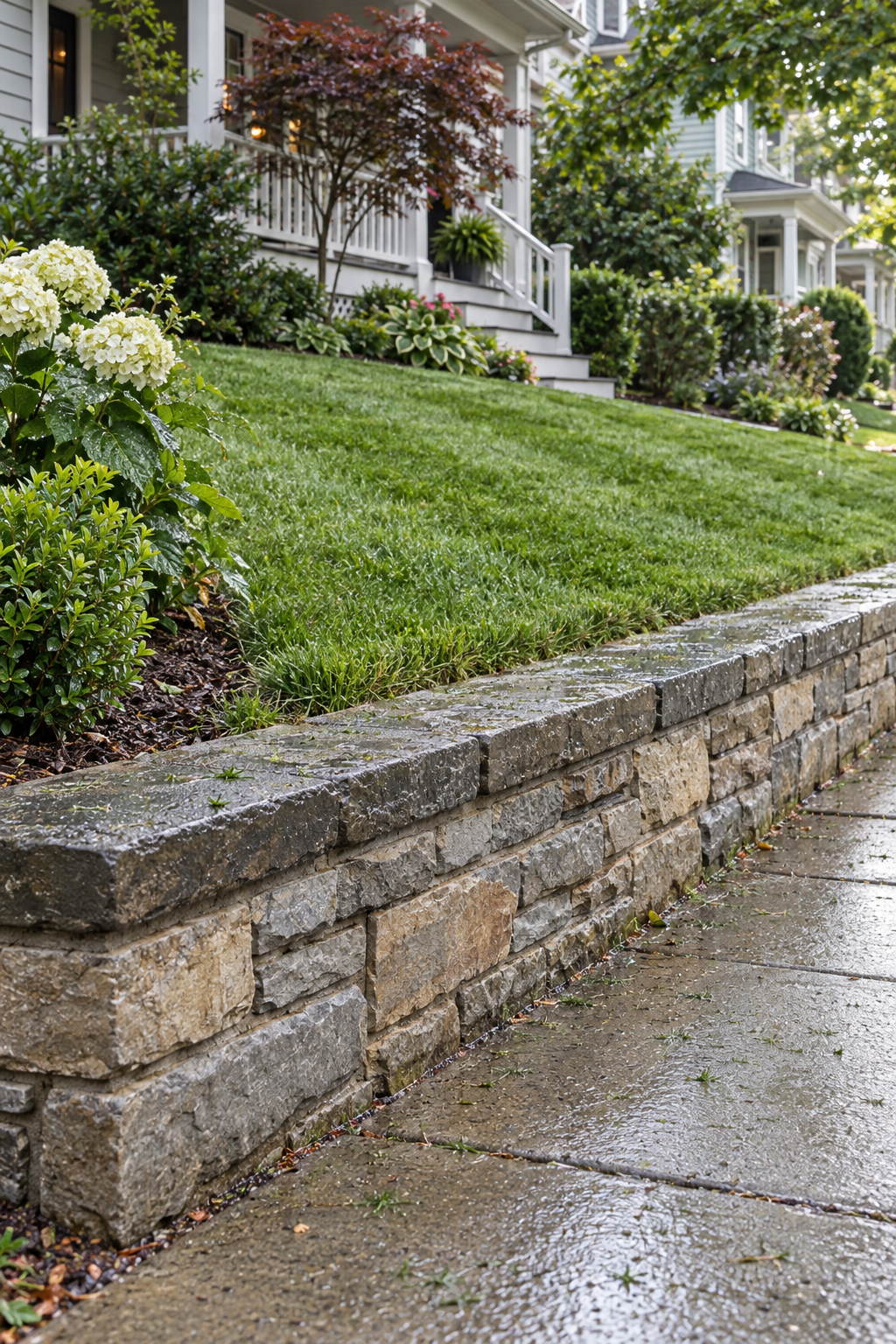 lawn care on a Pawtucket lawn
