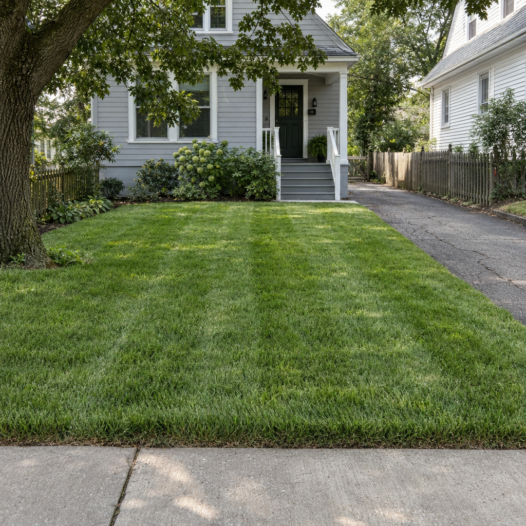lawn care on a Valley Falls lawn